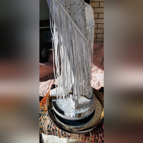 Jessica SimpsonAsire Rhinestone Western Fringe Boots - Picture 13 of 15